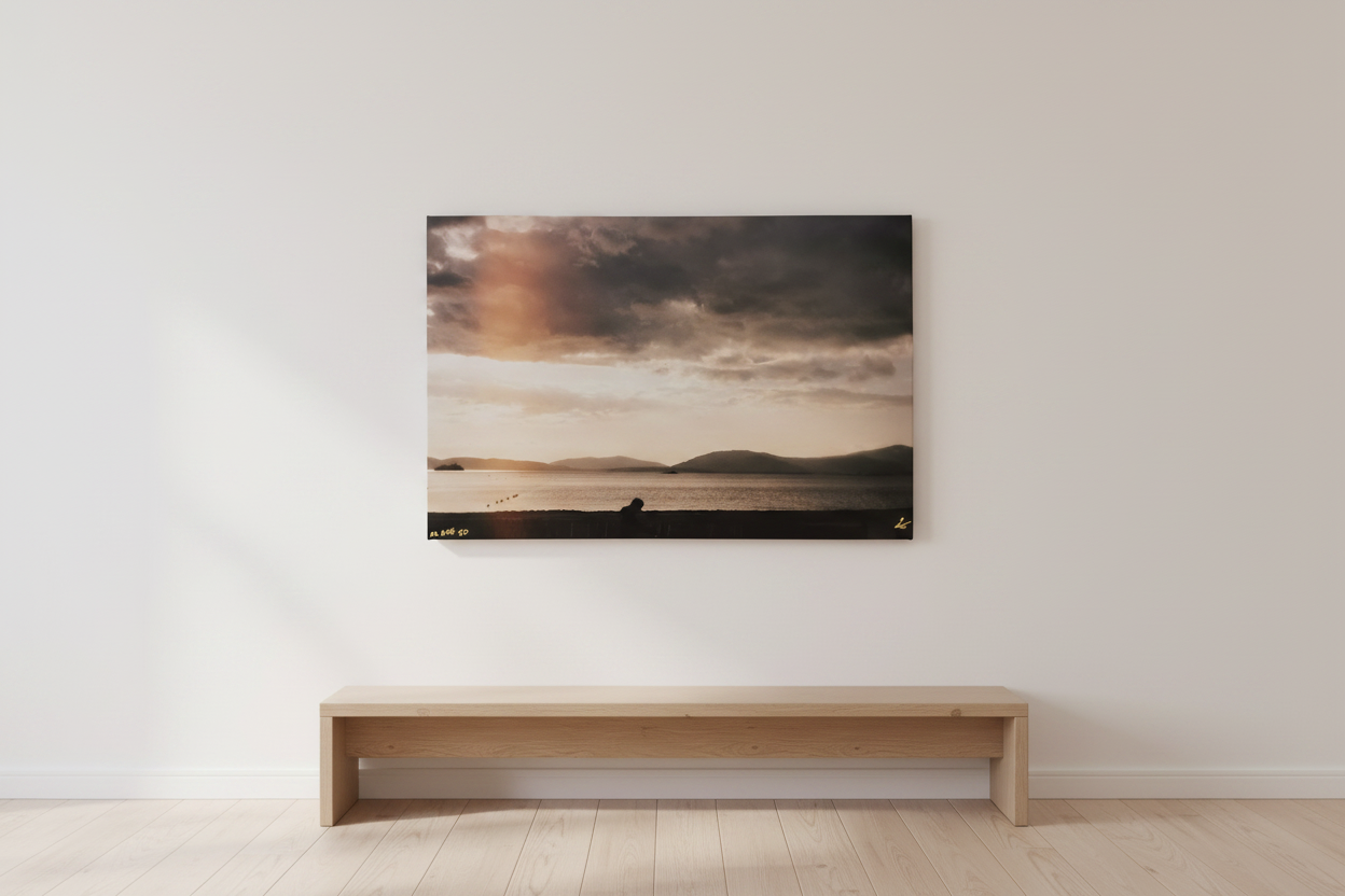 Alghero Golden Dusk Canvas – Nordic