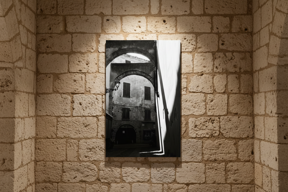 Alghero Old Town Archway — Torre Sulis