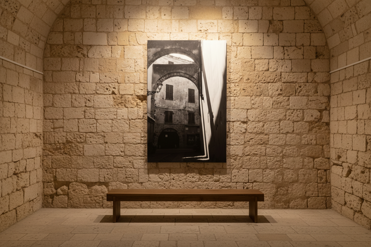 Alghero Old Town Archway — Torre Sulis
