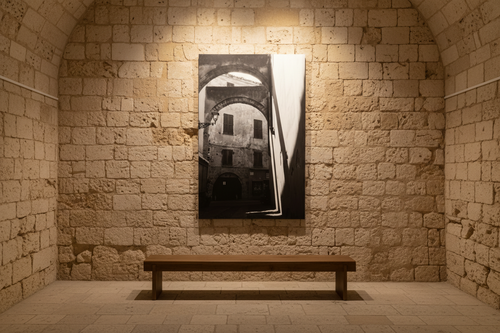 Alghero Old Town Archway — Torre Sulis