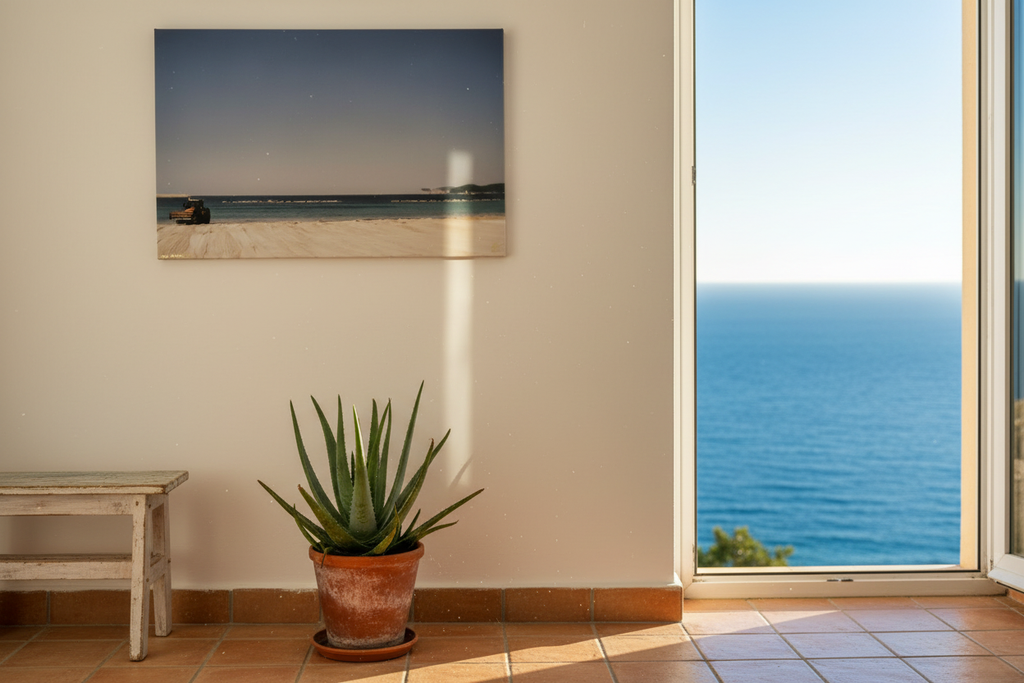 Before the Season Canvas — Mediterranean Apartment