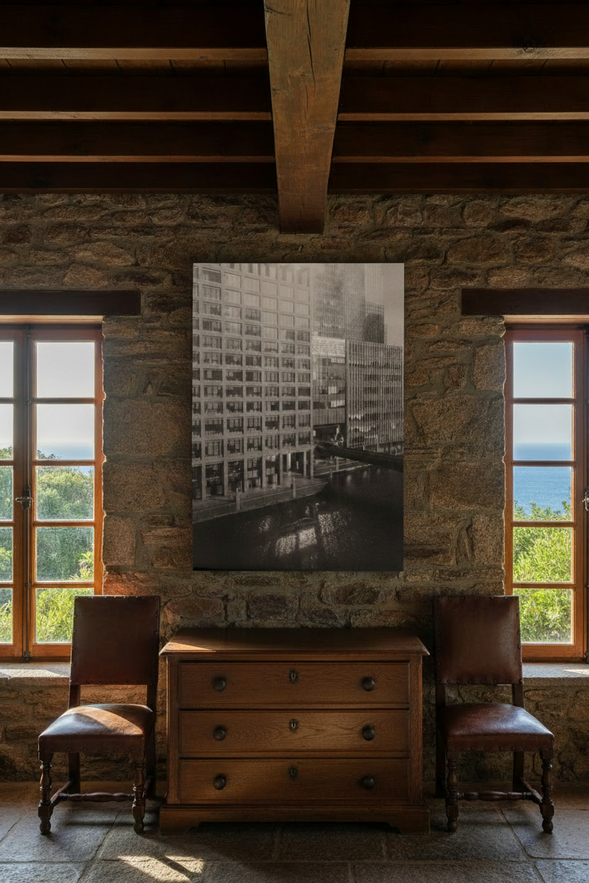 Glass City — Northern Spain with original artwork