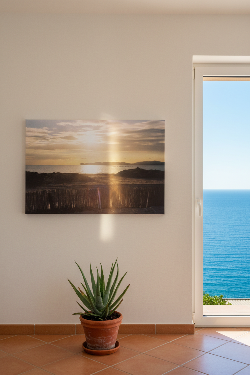 The Last Light Canvas — Mediterranean Apartment